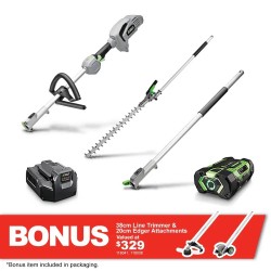 Ego BONUS Kit - Pole Hedger + Bonus Line Trimmer & Edger - CLEARANCE